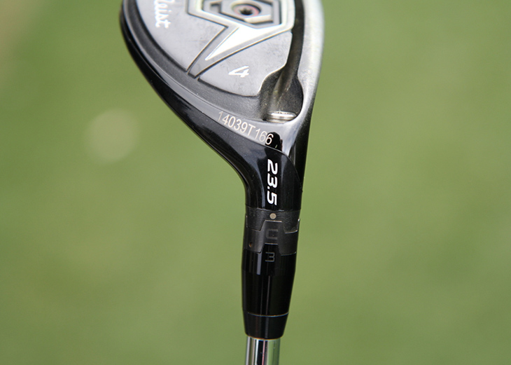 Webb sets this club to the SureFit C3 setting,...