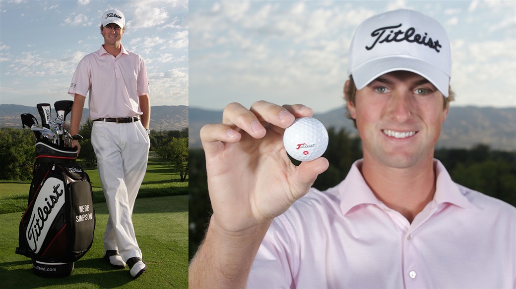 Webb Simpson has played a Titleist golf ball and Titleist clubs, tee-to-green, since turning pro in 2008.
